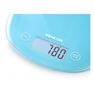 Sencor Pastels Collection konyhai mérleg kék (SKS 32BL)